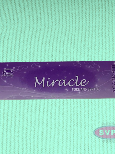 Oswal Miracle Agarbathi – Incense Sticks for Pooja, Meditation & Relaxation