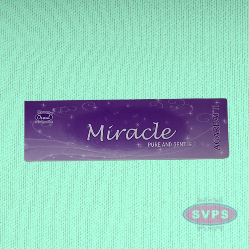 Oswal Miracle Agarbathi – Incense Sticks for Pooja, Meditation & Relaxation