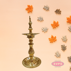 Traditional Brass AnnaPatchi Vilakku | Antique Finish Deepam for Pooja & Home Décor