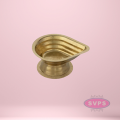 Brass Agal Vilakku / Lamp With Base For Pooja