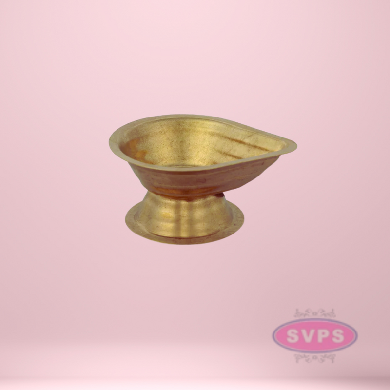 Brass Agal Vilakku / Lamp With Base For Pooja
