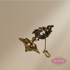 Brass Annam 5 Face Hanging Diya For Pooja