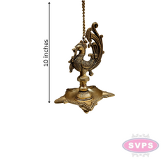 Brass Annam 5 Face Hanging Diya For Pooja