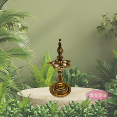 Brass Annapakchi Traditional Design 5 Wick Oil Lamp Diya