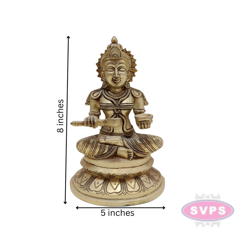 Brass Antique Finish Annapurani Statue