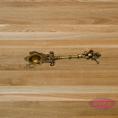 Brass Antique Ganesha Puja  Aarti Spoon