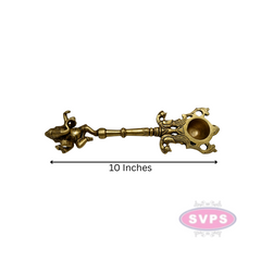 Brass Antique Ganesha Puja  Aarti Spoon