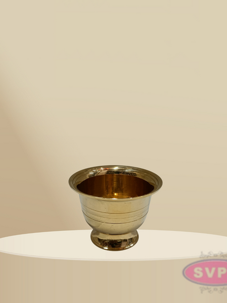 Brass Chandhan Turmeric Kumkum Bowl