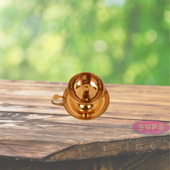Brass Diya With Handle And Plate