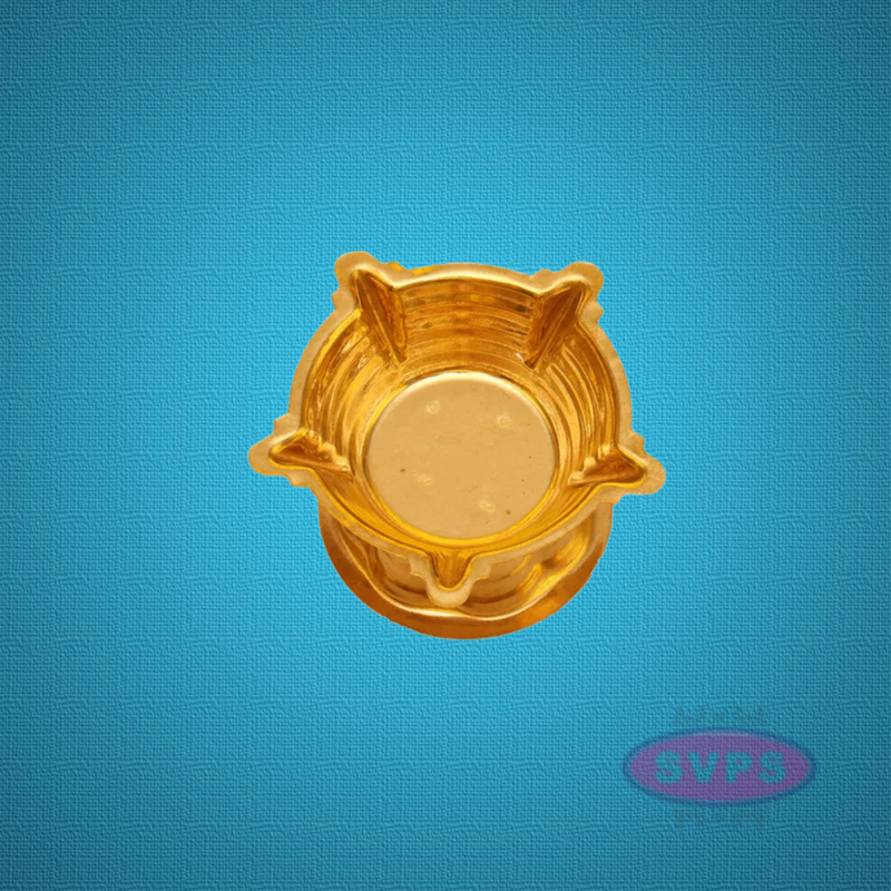 Brass Five Star Deepam / Vilakku / Diya For Pooja