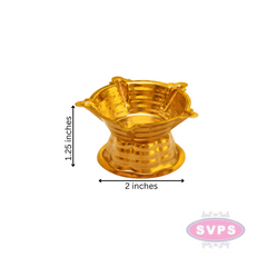 Brass Five Star Deepam / Vilakku / Diya For Pooja