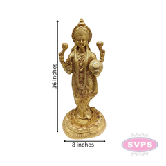 Brass Goddess Dhana Lakshmi Standing Statue