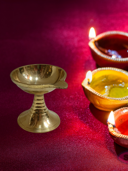 Brass Karthik Deepam With Stand