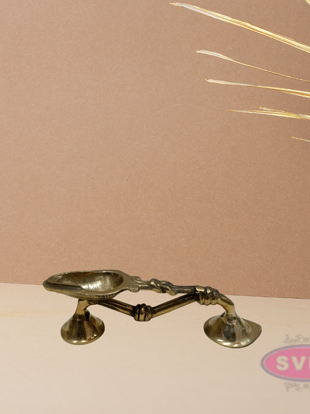 Brass Kodi Vilakku Aarati Stand Karpoora Stand