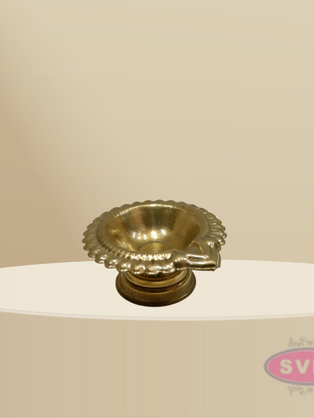 Brass Kubera Lakshmi Deepam Puja Diya