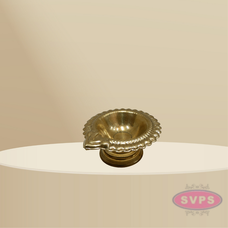 Brass Kubera Lakshmi Deepam Puja Diya