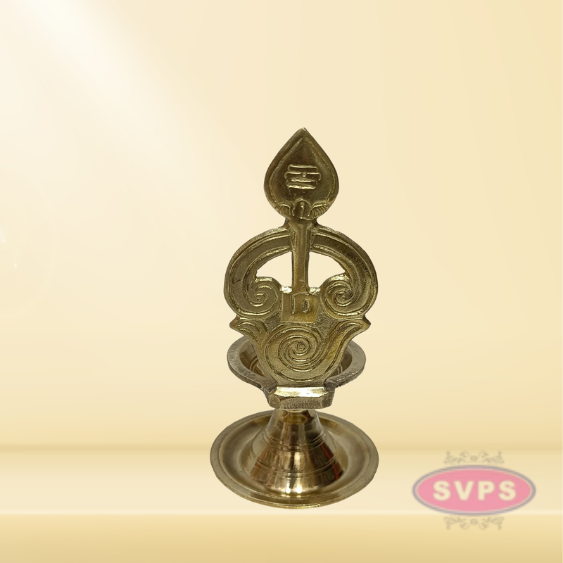 Brass Om Deepam / Om Vel Vilakku / Om Vilaku / Murugar Vilakku