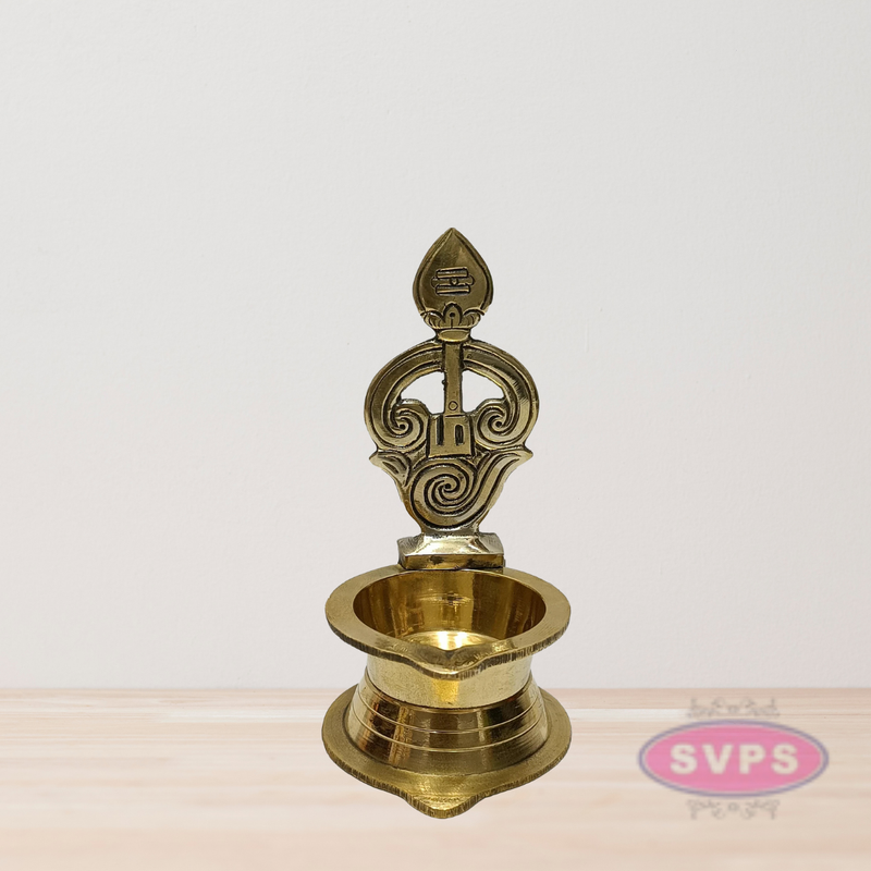 Brass Om Vel Diya / Murugan Vel Diya / Vilakku / Deepam