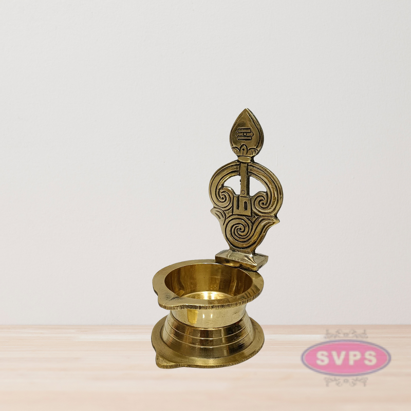 Brass Om Vel Diya / Murugan Vel Diya / Vilakku / Deepam