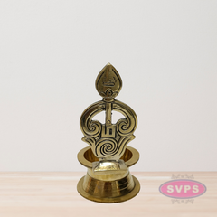 Brass Om Vel Diya / Murugan Vel Diya / Vilakku / Deepam