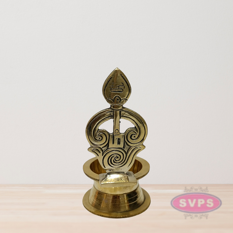 Brass Om Vel Diya / Murugan Vel Diya / Vilakku / Deepam