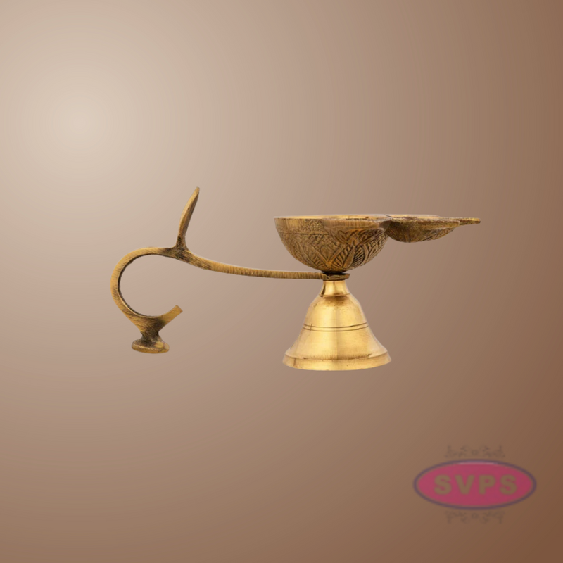 Brass Panch / Five Face Aarti For Pooja