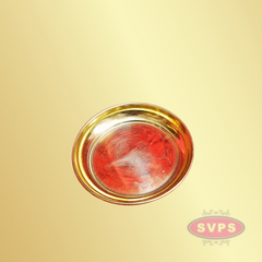 Brass Pooja Plate - 4.5 Inches Diameter