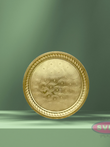 Brass Ring Design Pooja Plate / 12 Inches