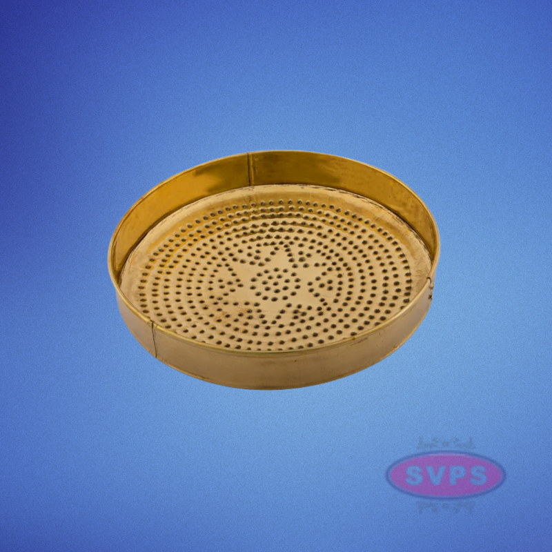 BrassRound Shape Star Design Sahassadhra Abhiseka Plate