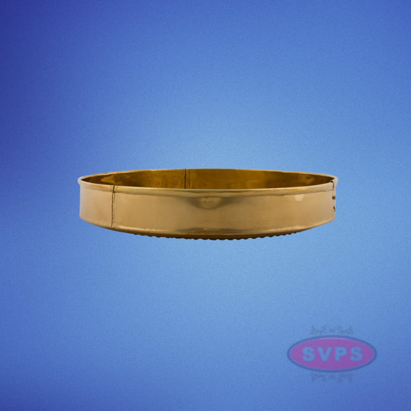 BrassRound Shape Star Design Sahassadhra Abhiseka Plate