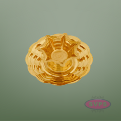 Brass Seven Star Vilakku / Lamp / Diya With Plate