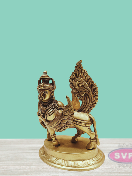 Brass Small Kamadhenu Cow Statue / 6 inches