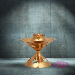 Brass Star Design Agarbatti Stand / Incense Stick Holder