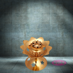 Brass Star Design Agarbatti Stand / Incense Stick Holder