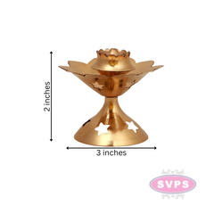 Brass Star Design Agarbatti Stand / Incense Stick Holder