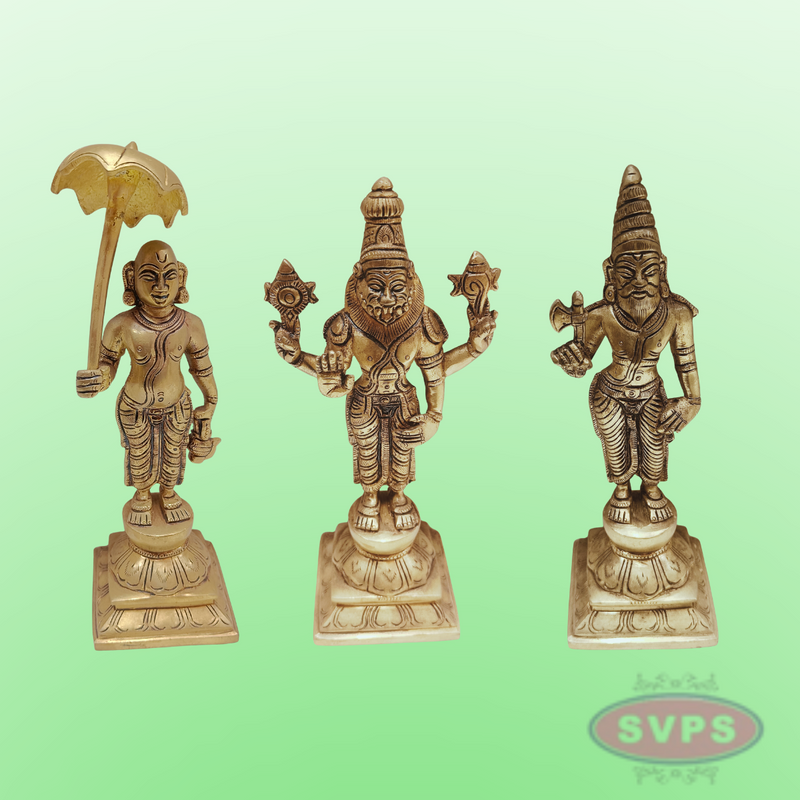 Brass Vishnu Dashavatara Set / 10 Inches