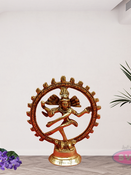 Brass Antique Finish Nataraja Dancing Statue