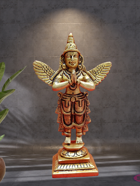 Brass Garuda Statue For Puja
