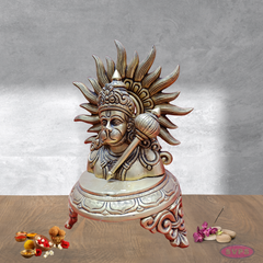 Brass Hanuman With Suriya Chakra