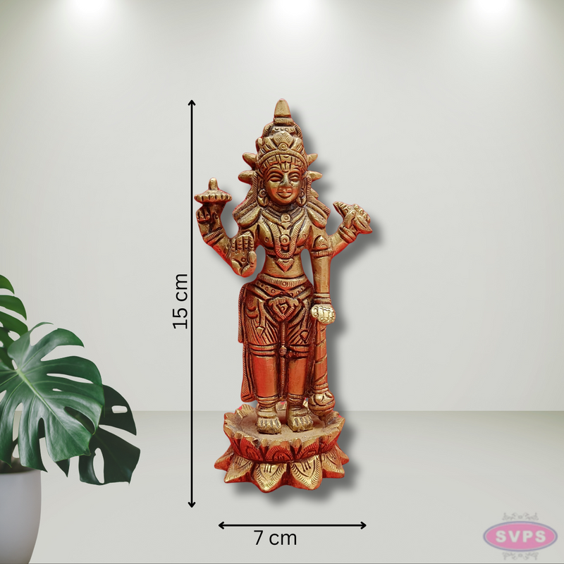 Brass Lord  Dhanvanthiri On Lotus