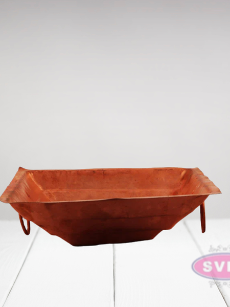 Copper Havan Kund / Kawan Kund With Handle