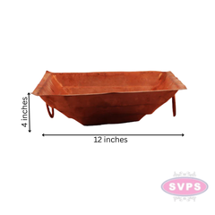Copper Havan Kund / Kawan Kund With Handle