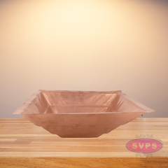 Copper Havan Kund Stand With Handle