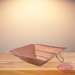 Copper Havan Kund Stand With Handle
