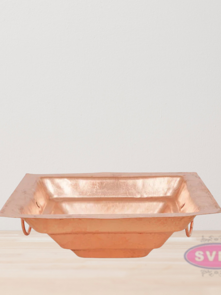 Copper Havan Kund With Handle