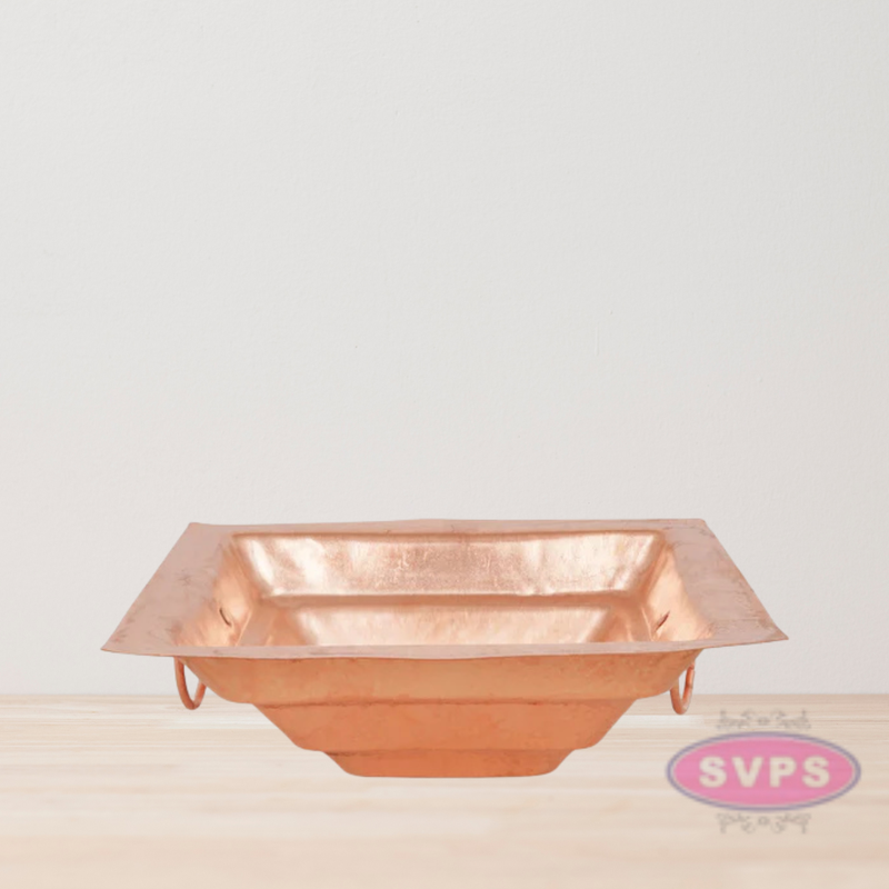 Copper Havan Kund With Handle