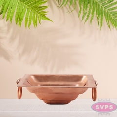 Copper Havan Kund With Handle