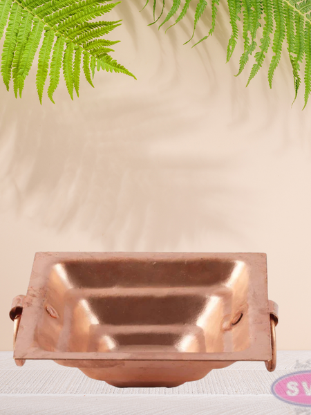 Copper Havan Kund With Handle