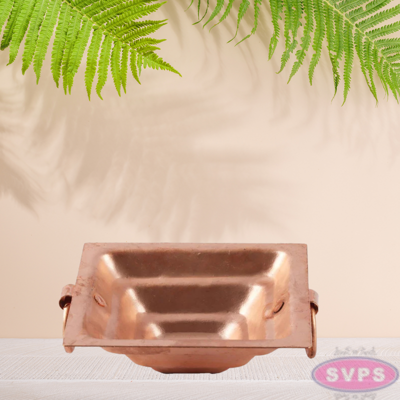 Copper Havan Kund With Handle