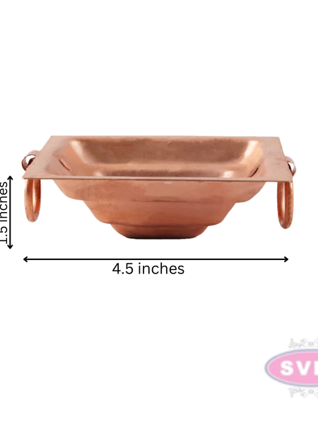 Copper Havan Kund With Handle